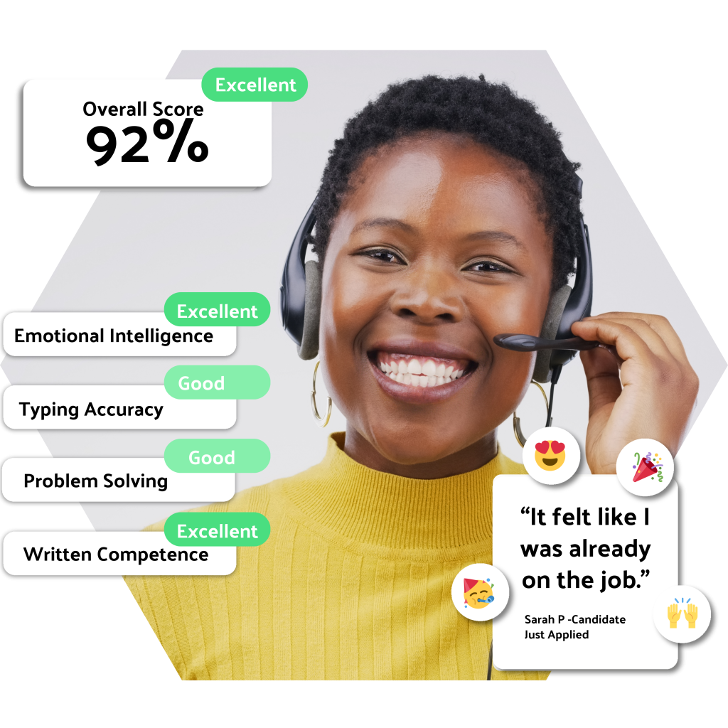 pre employment assessment for call centre